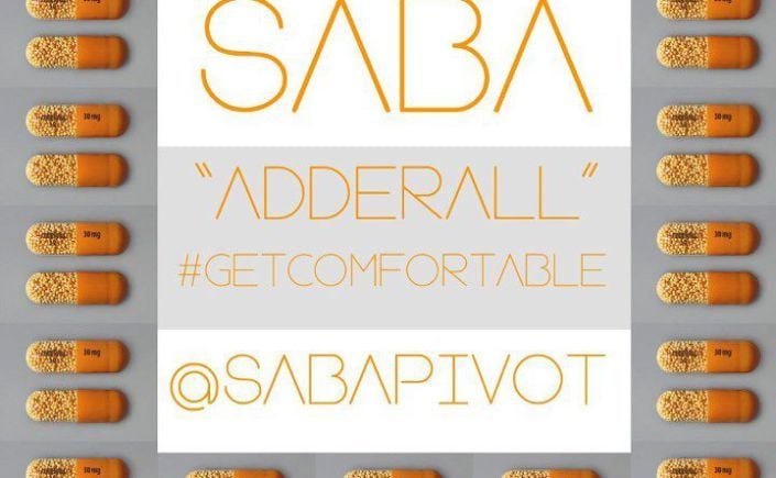 Album cover art for "Adderall" by Saba