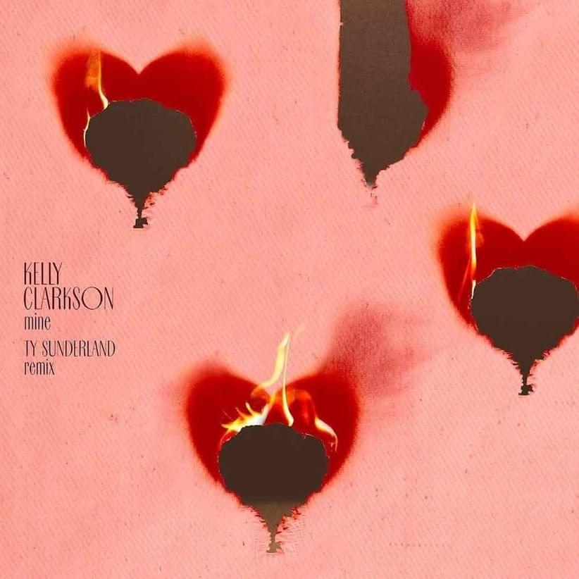 Album cover art for "​​mine (Ty Sunderland Remix)" by Kelly Clarkson