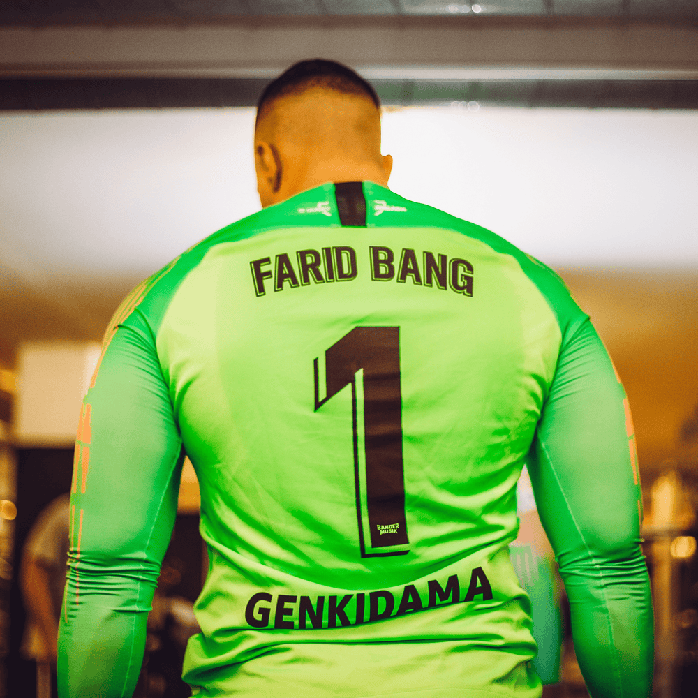 Album cover art for "GENKIDAMA" by Farid Bang