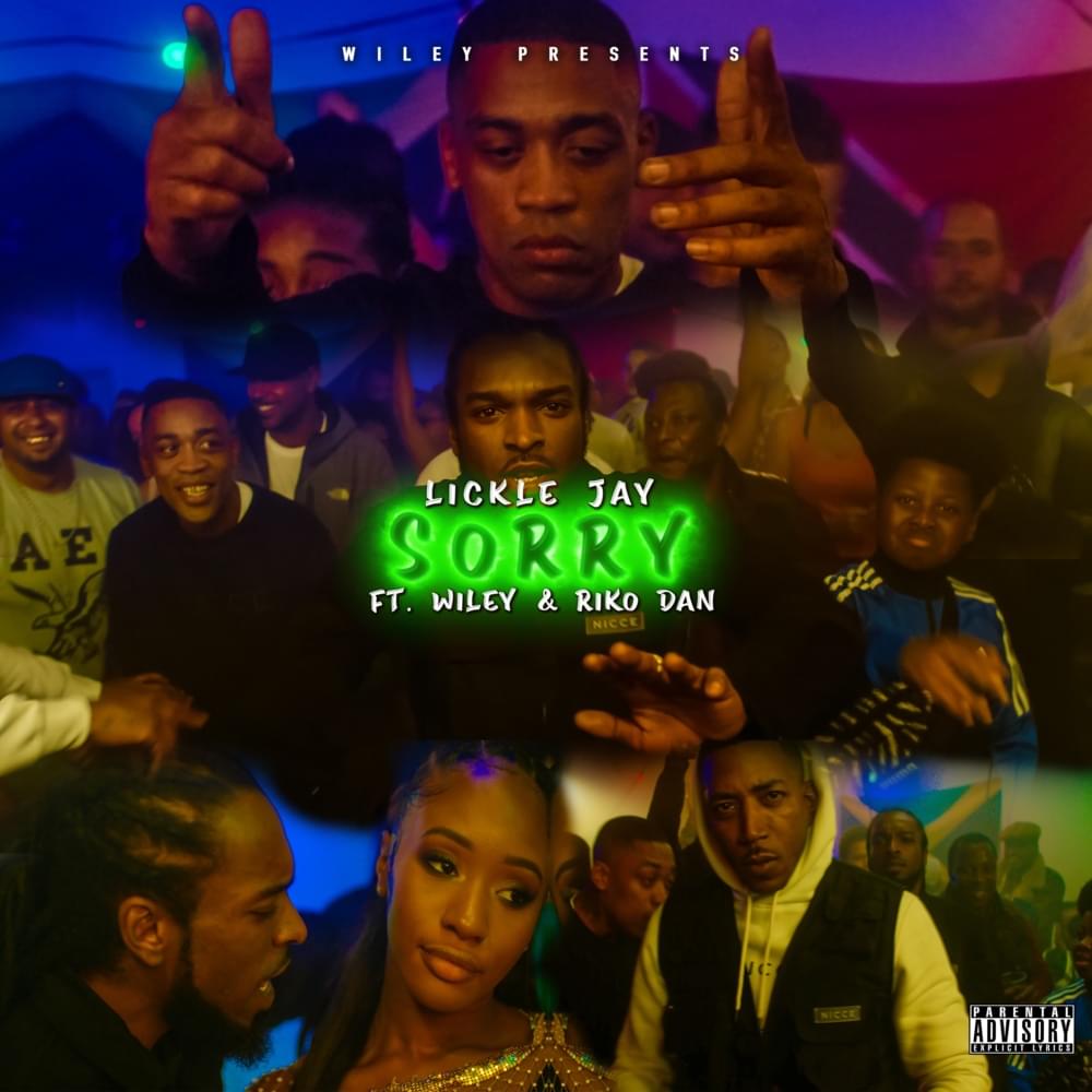 Album cover art for "Sorry" by Wiley & Lickle Jay & Riko Dan