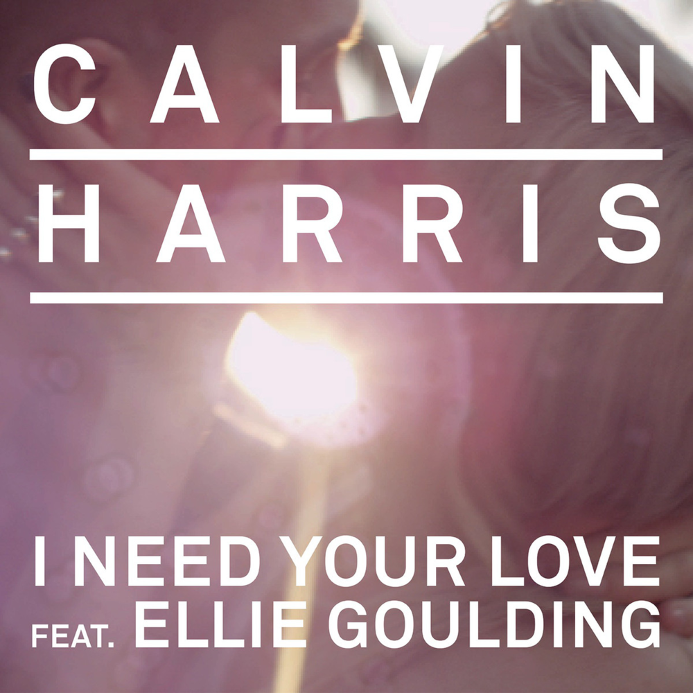 Album cover art for "Calvin Harris - I Need Your Love ft. Ellie Goulding (Tradução em Português)" by Genius Brasil Traduções