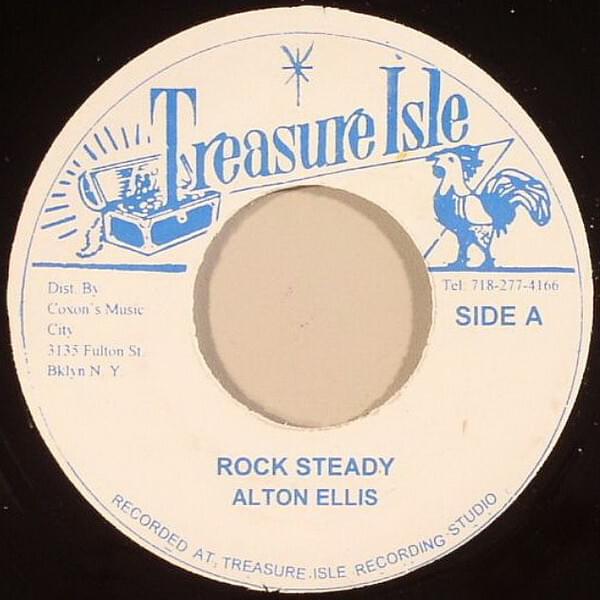 Album cover art for "Rock Steady" by Alton Ellis