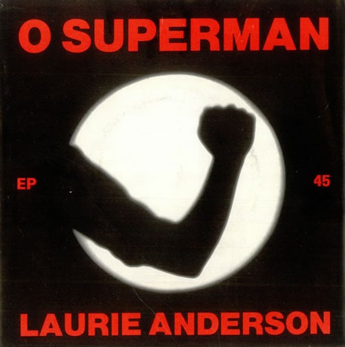 Album cover art for "O Superman (For Massenet)" by Laurie Anderson