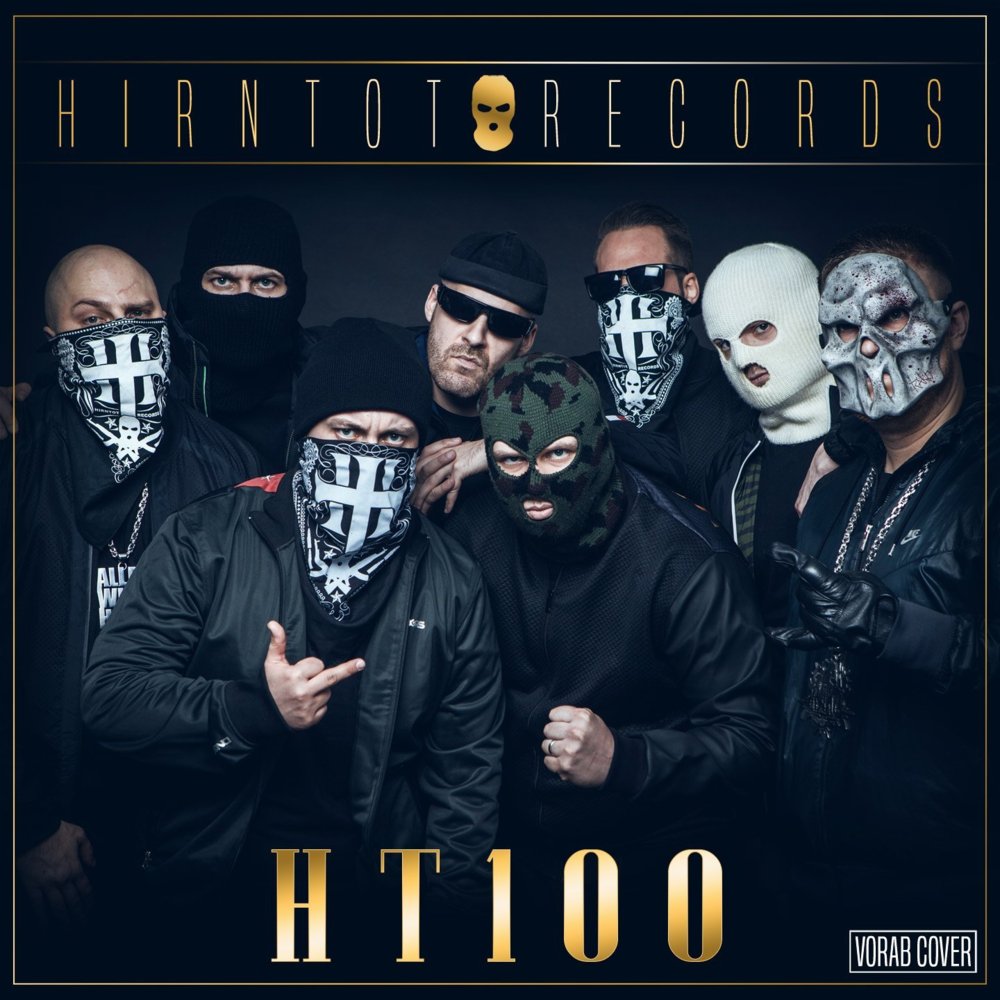 Album cover art for "Angespannt" by Hirntot Records