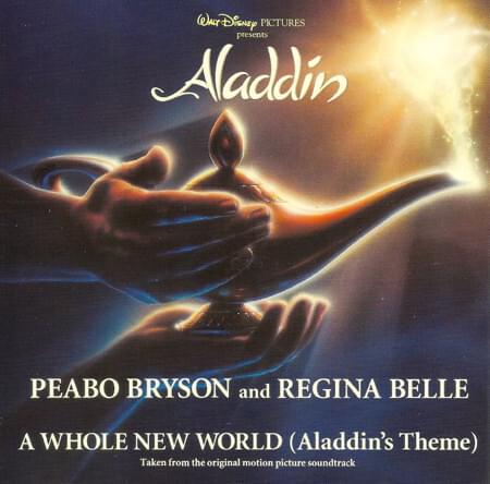 Album cover art for "A Whole New World (Aladdin’s Theme)" by Walt Disney Records