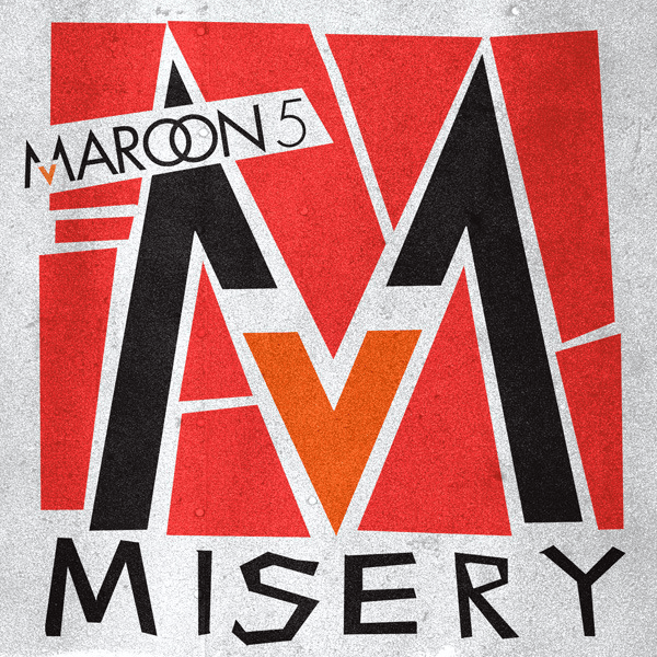 Album cover art for "Misery" by Maroon 5