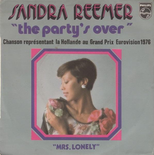 Album cover art for "The Party’s Over" by Xandra Reemer