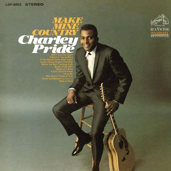 Album cover art for "Before The Next Teardrop Falls" by Charley Pride