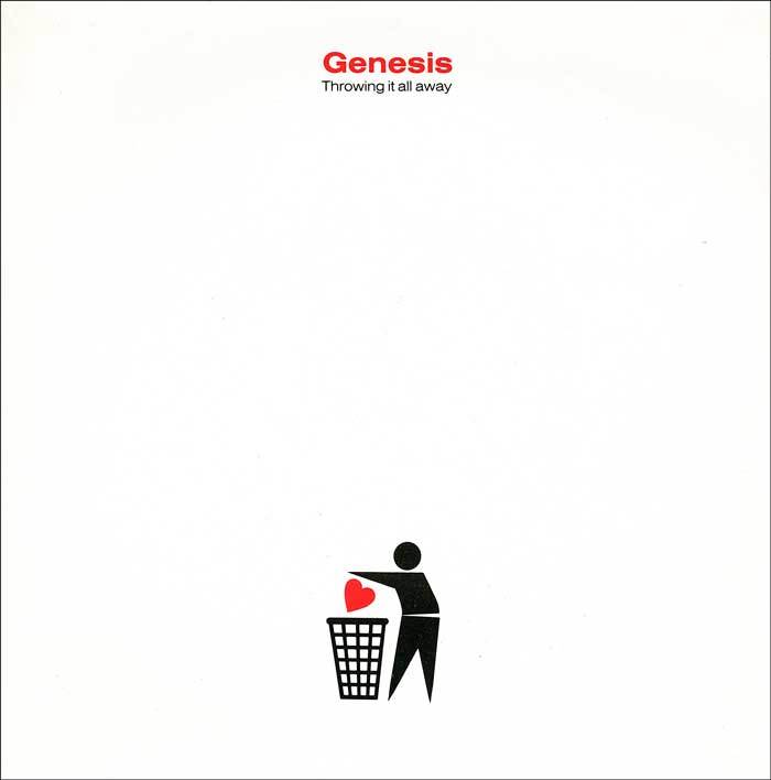 Album cover art for "Throwing It All Away" by Genesis