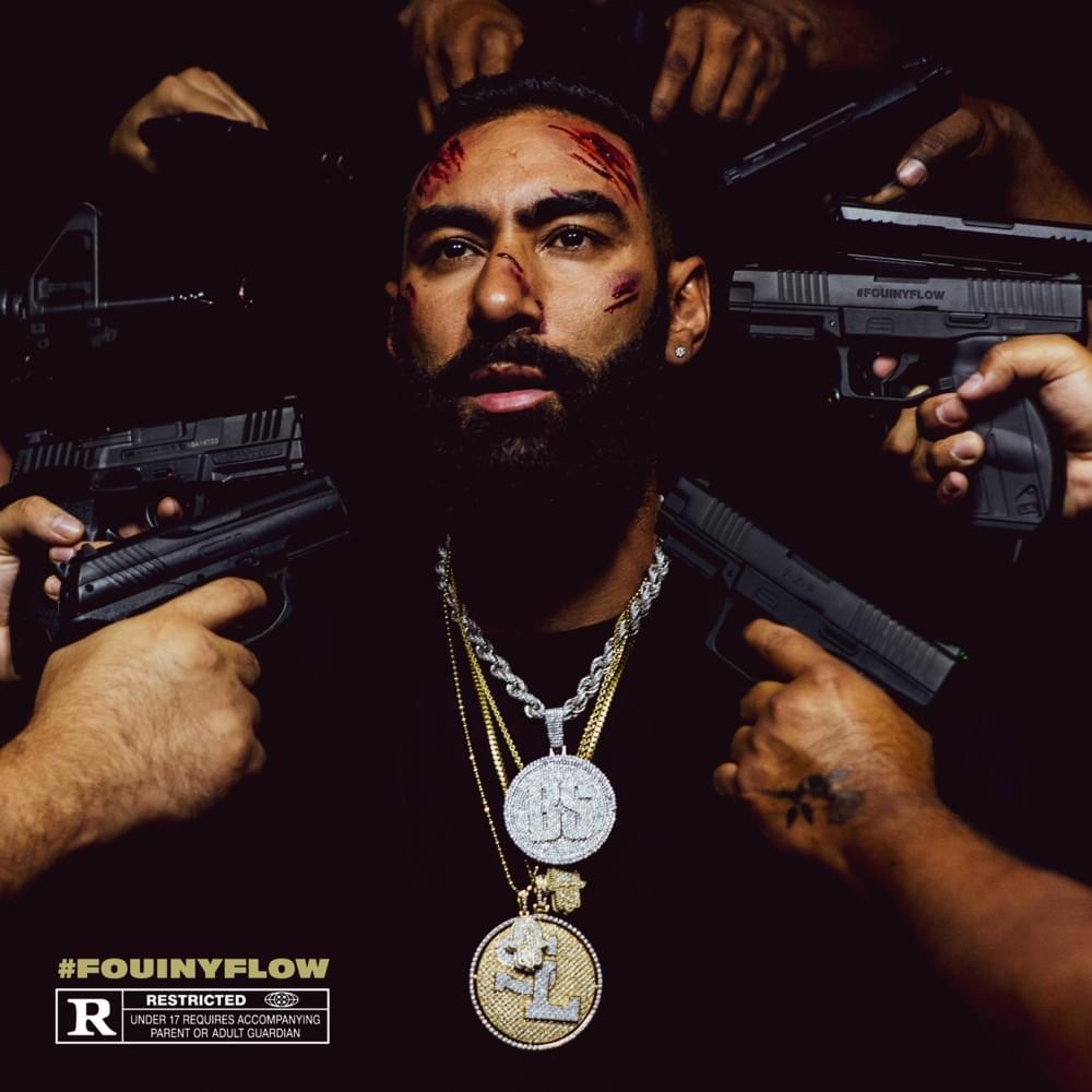Album cover art for "#FOUINYFLOW" by La Fouine