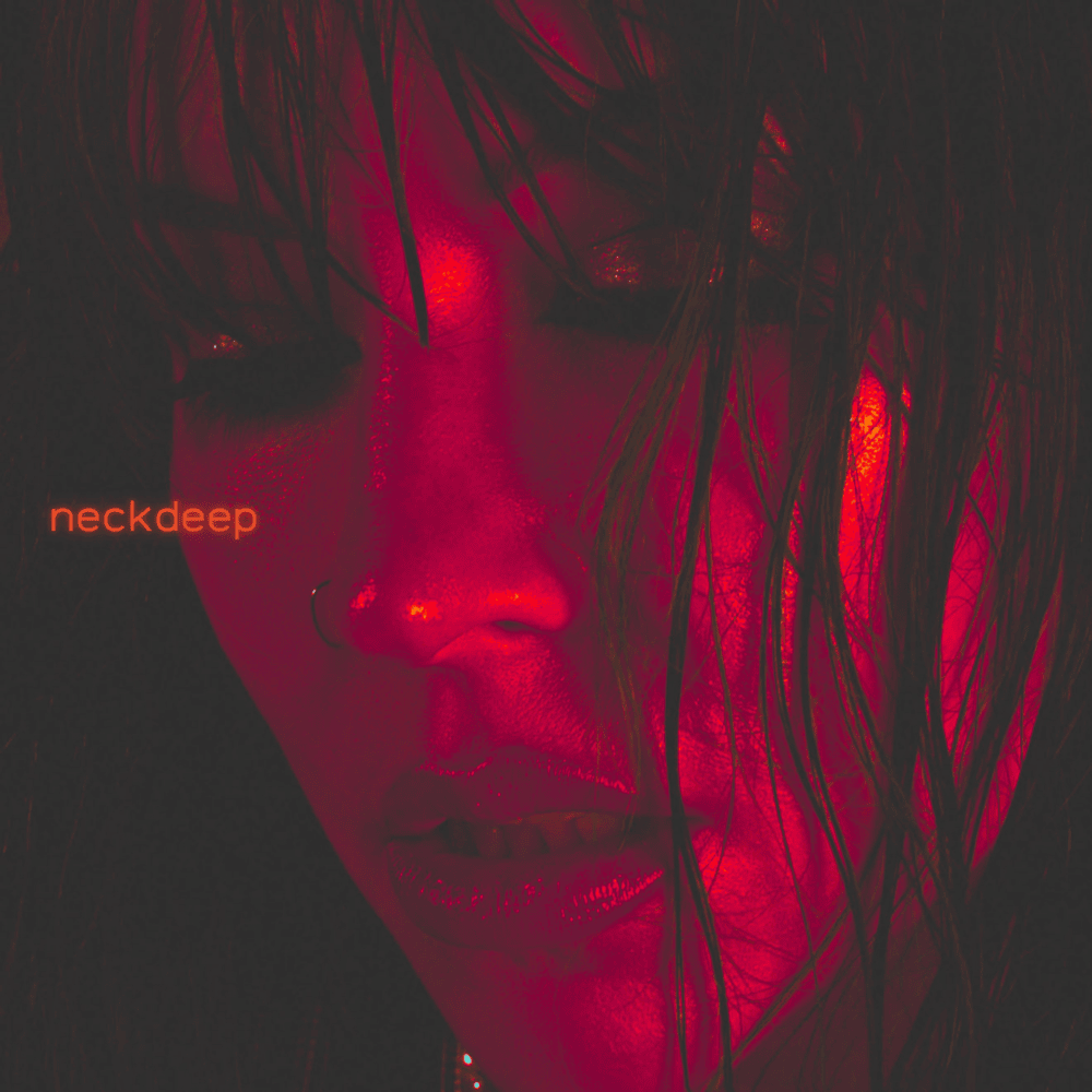 Album cover art for "neckdeep" by Charlotte Sands