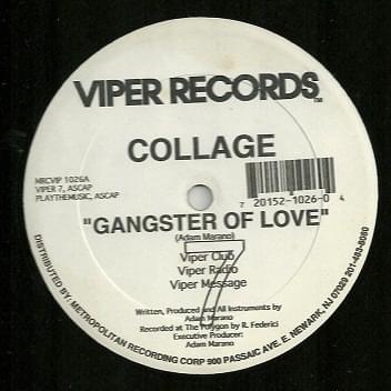 Album cover art for "Gangster Of Love" by Collage (USA)