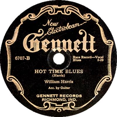 Hot Time Blues by William Harris