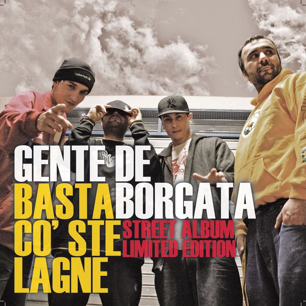 Album cover art for "Ao!" by Gente De Borgata & Er Costa & Simo GDB
