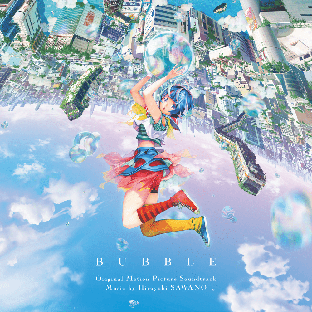 Album cover art for "BUBBLE" by 澤野弘之 (Hiroyuki Sawano)