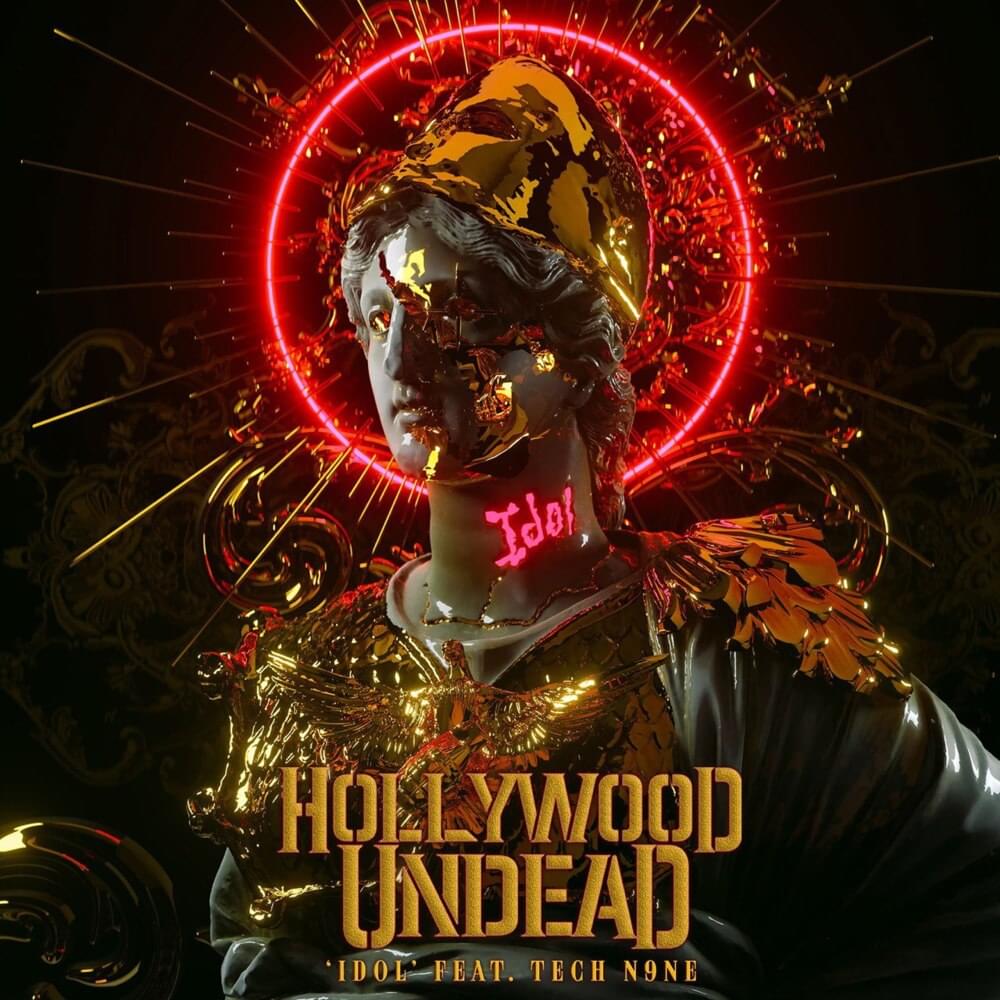 Album cover art for "Idol" by Hollywood Undead & Tech N9ne