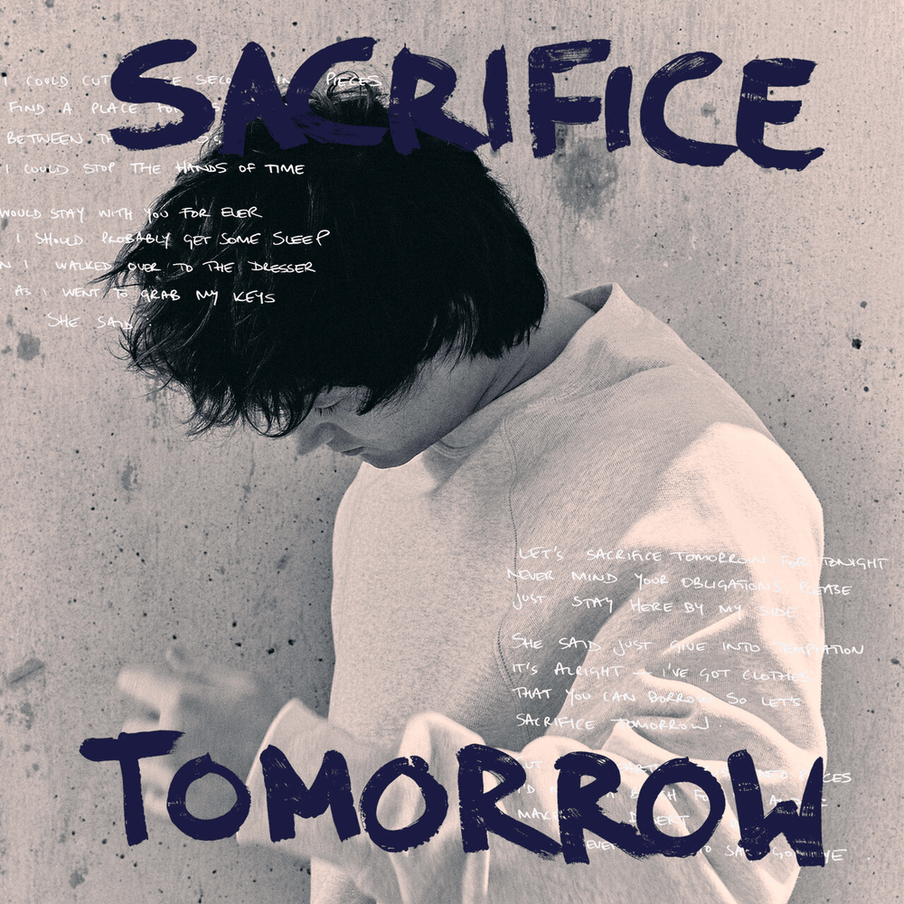 Album cover art for "Sacrifice Tomorrow" by Alec Benjamin