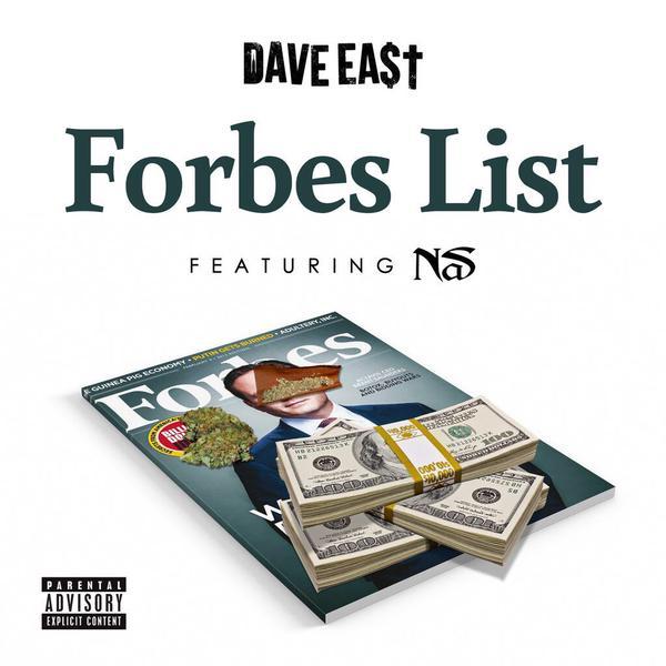 Album cover art for "Forbes List" by Dave East & Nas