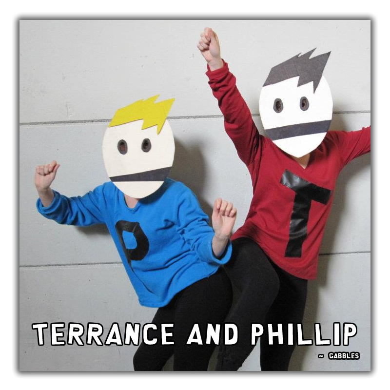 Album cover art for "Terrance and Phillip" by Gabbles