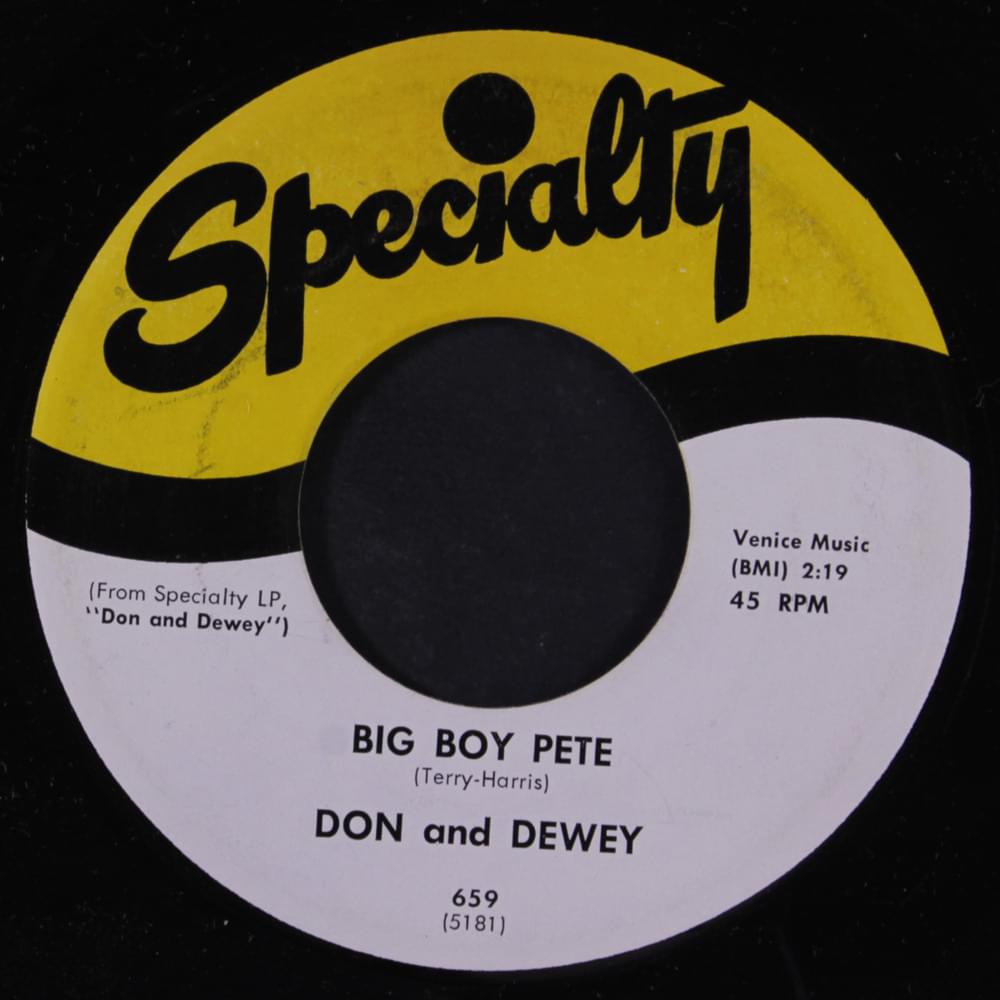 Big Boy Pete by Don & Dewey