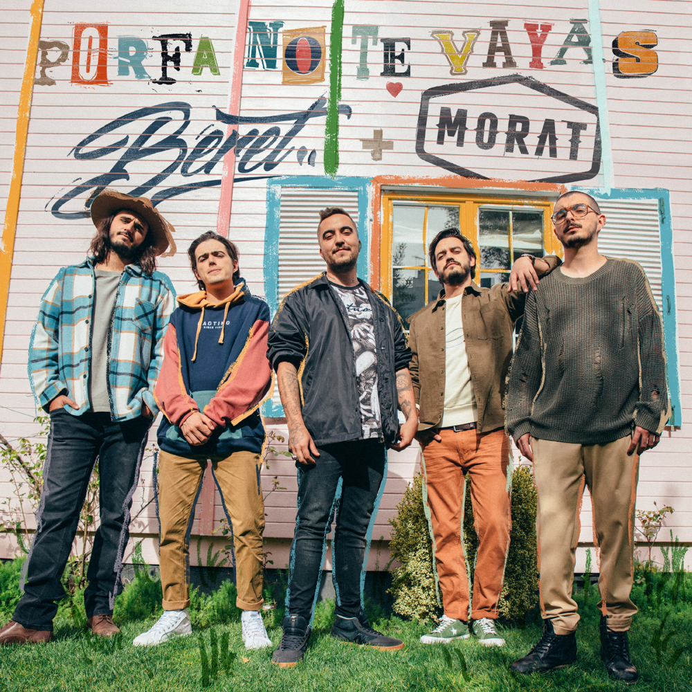 Album cover art for "Porfa no te vayas" by Beret