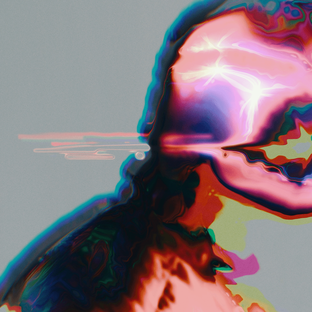 Album cover art for "MENTAL" by Whethan & glaive & Slump6s