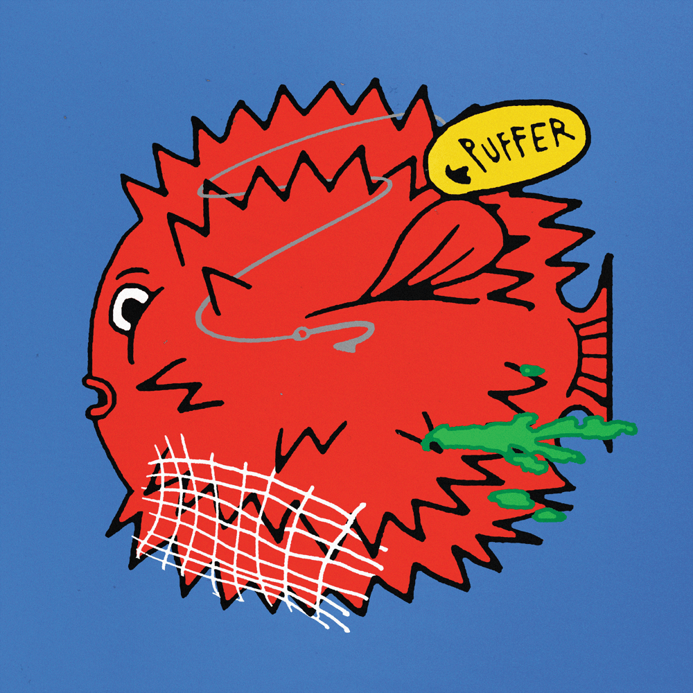 Album cover art for "Puffer" by Cautious Clay