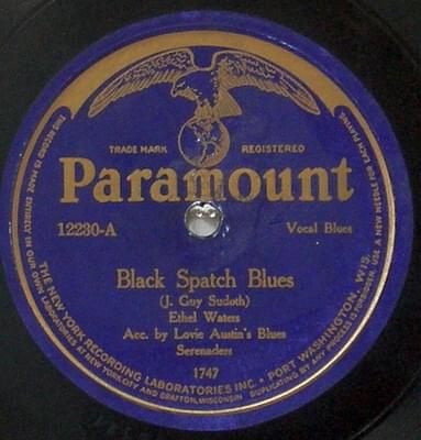 Album cover art for "Black Spatch Blues" by Ethel Waters