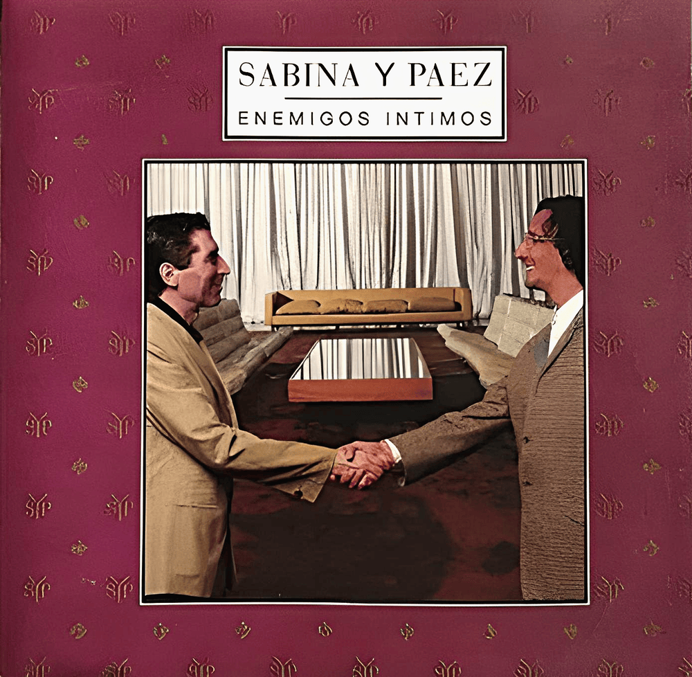 Album cover art for "Enemigos Íntimos" by Joaquín Sabina