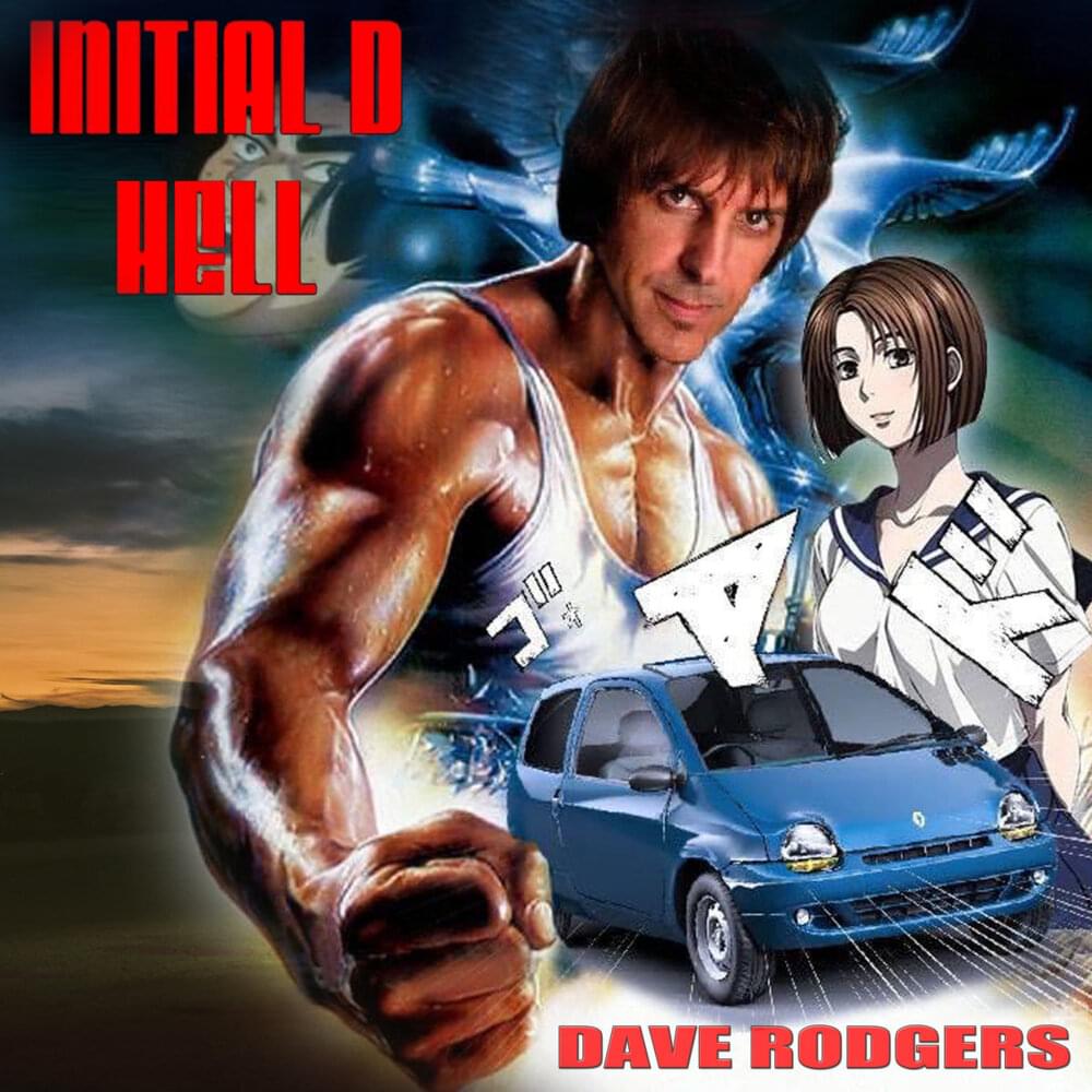 Album cover art for "Initial D Hell" by Dave Rodgers