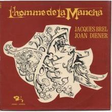 Album cover art for "L’homme de la Mancha" by Jacques Brel & Jean-Claude Calon