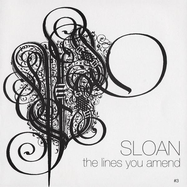 Album cover art for "The Lines You Amend" by Sloan