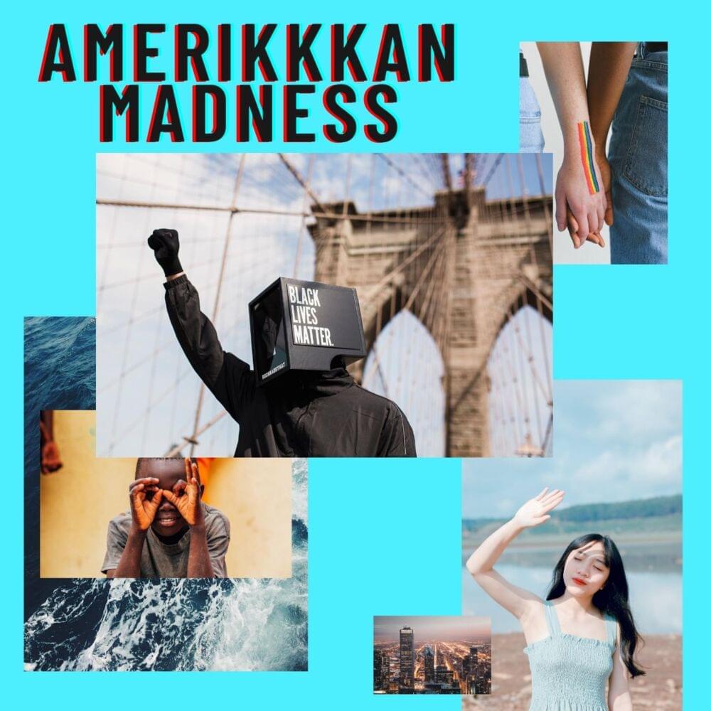 Album cover art for "AMERIKKKAN MADNESS" by TGOD808