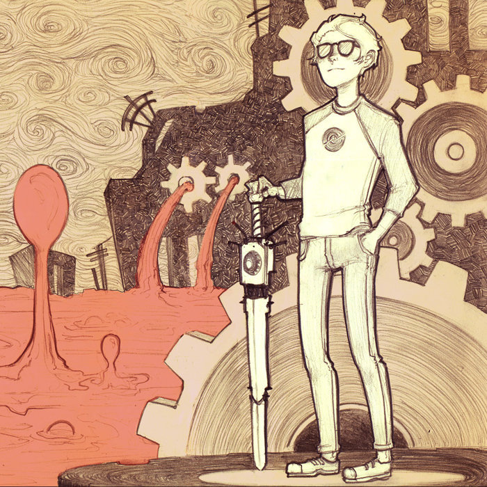 Album cover art for "Red Disc" by Nathan “EbonHawk7x” H.