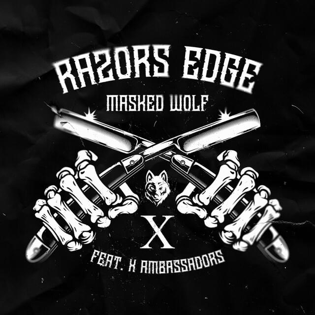 Album cover art for "Razor’s Edge" by Masked Wolf & X Ambassadors