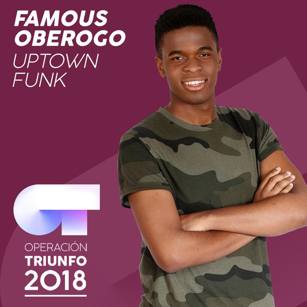 Album cover art for "Uptown Funk" by Operación Triunfo 2018 & Famous Oberogo