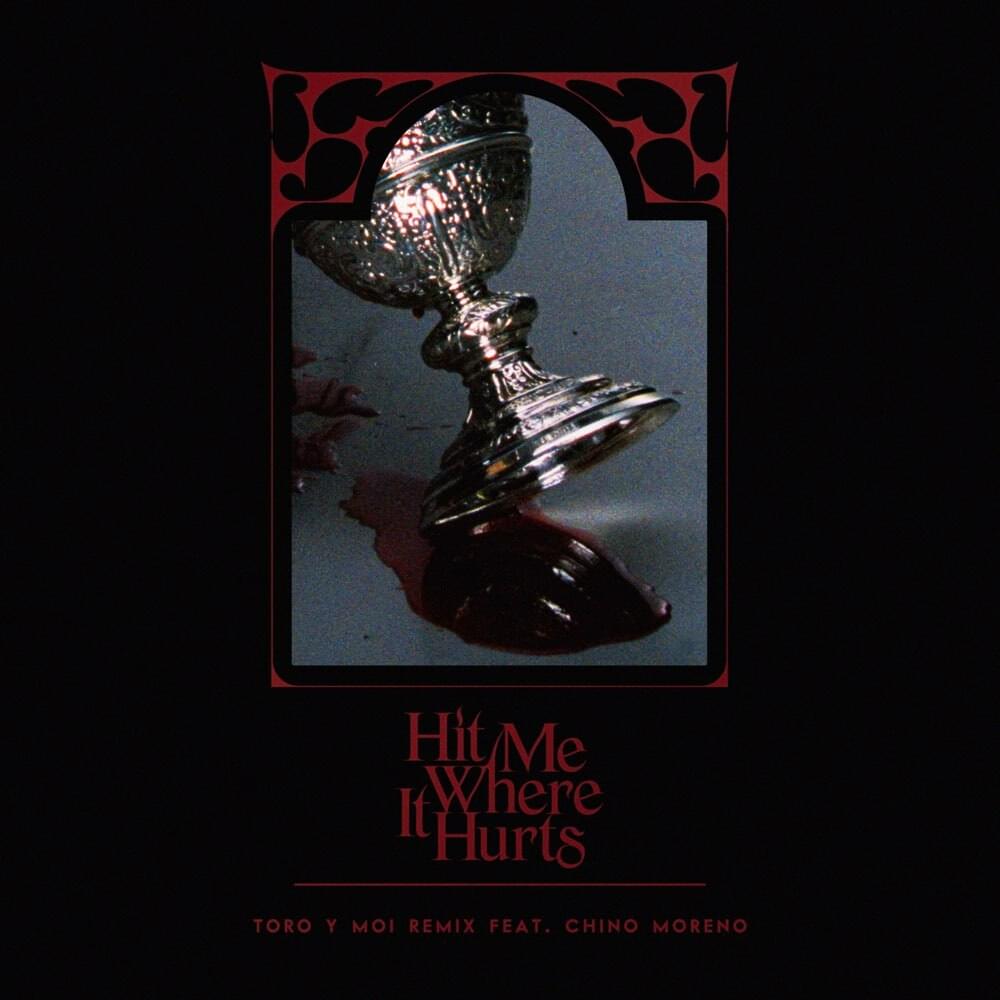 Album cover art for "Hit Me Where It Hurts (Toro y Moi Remix)" by Caroline Polachek & Chino Moreno