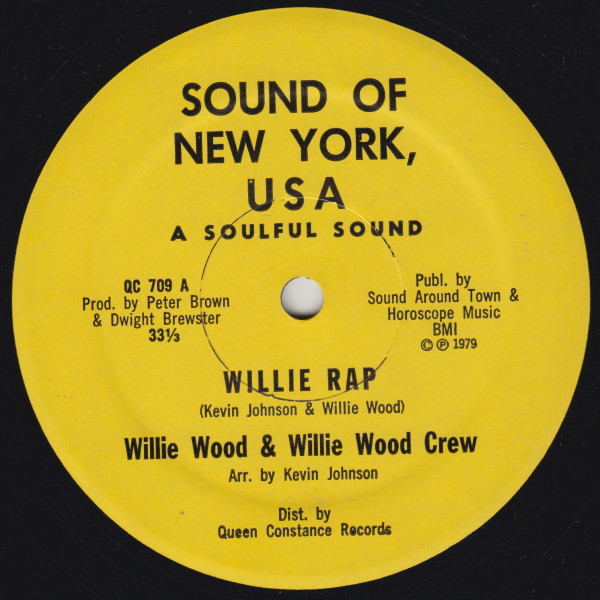 Album cover art for "Willie Rap" by Willie Wood & Willie Wood Crew