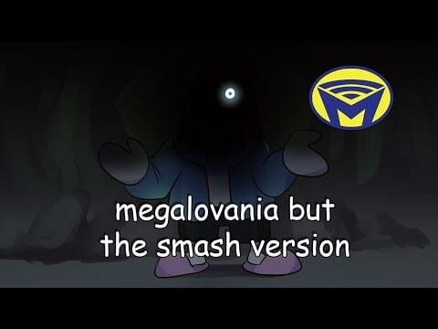 Album cover art for "Megalovania 3 & Knuckles" by Man on the Internet & Alex Beckham