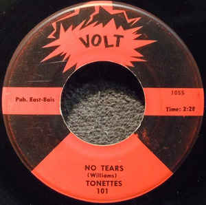 Album cover art for "No Tears" by The Tonettes