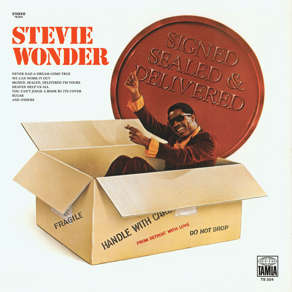 Album cover art for "Heaven Help Us All" by Stevie Wonder