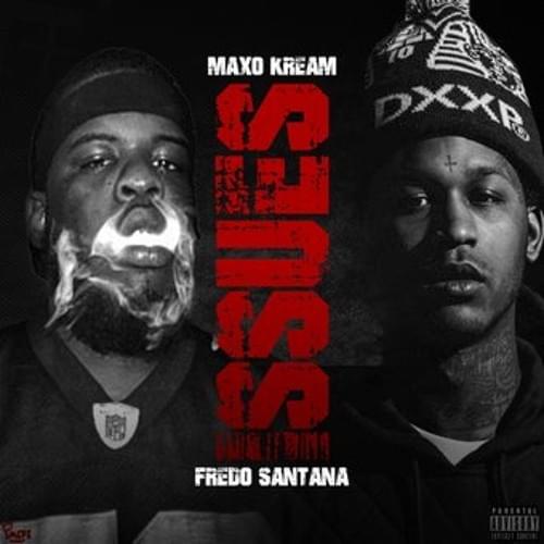 Album cover art for "Issues" by Maxo Kream & Fredo Santana