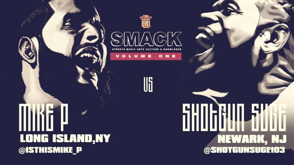 Album cover art for "Shotgun Suge vs. Mike P" by URLtv & Mike P (Battle Rapper) & Shotgun Suge