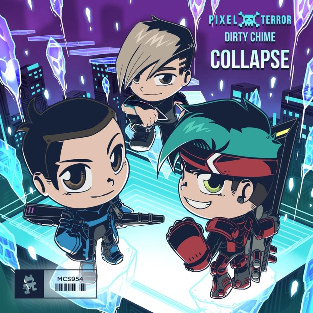 Album cover art for "Collapse" by Pixel Terror