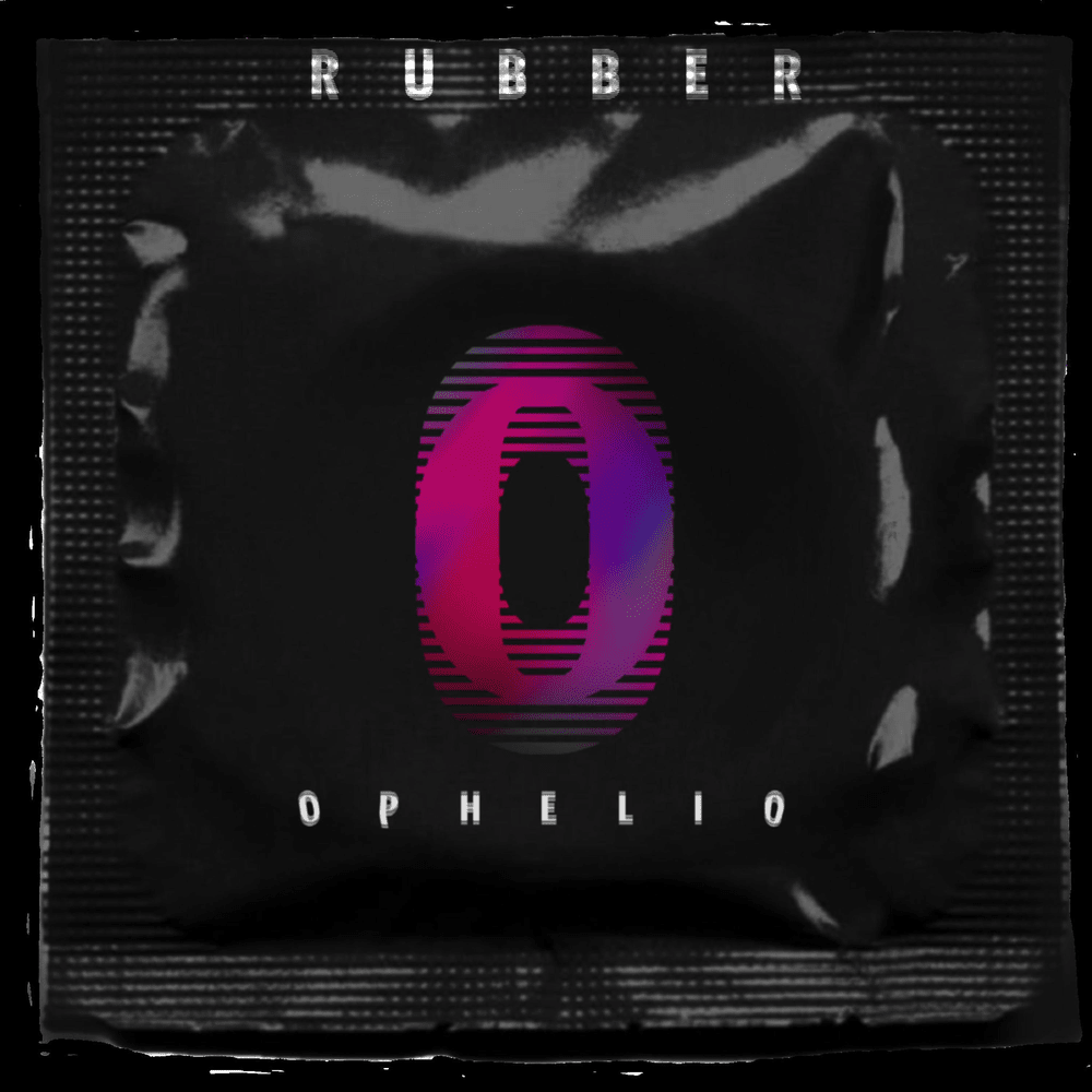 Album cover art for "Rubber" by OPHELIO