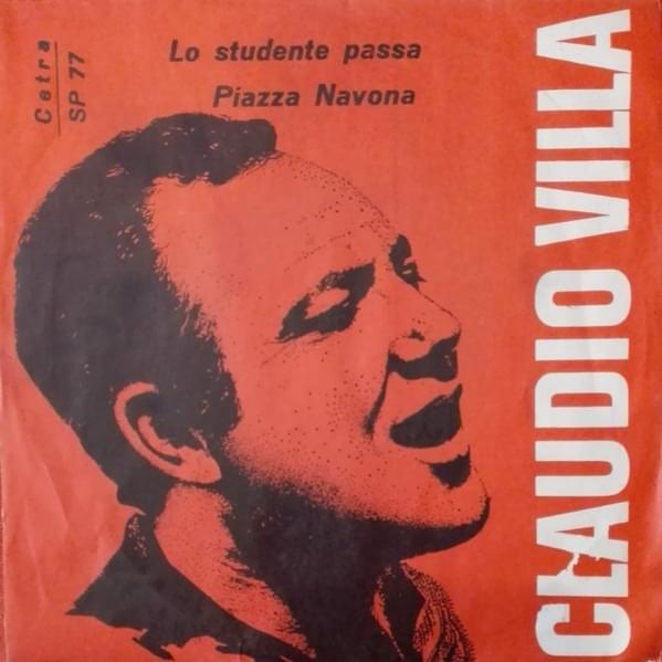 Album cover art for "Piazza Navona" by Claudio Villa