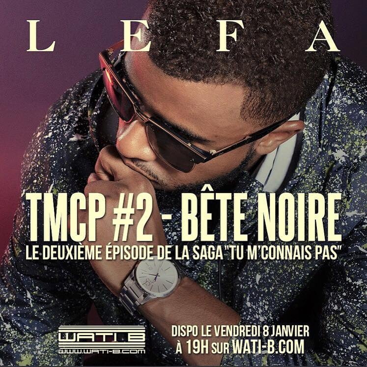 Album cover art for "TMCP #2 - Bête noire" by Lefa