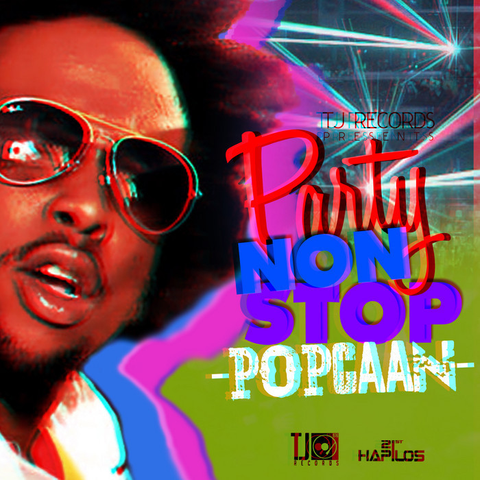 Album cover art for "Party Non Stop" by Popcaan