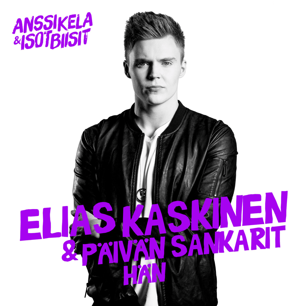 Album cover art for "Hän" by Elias Kaskinen & Päivän Sankarit