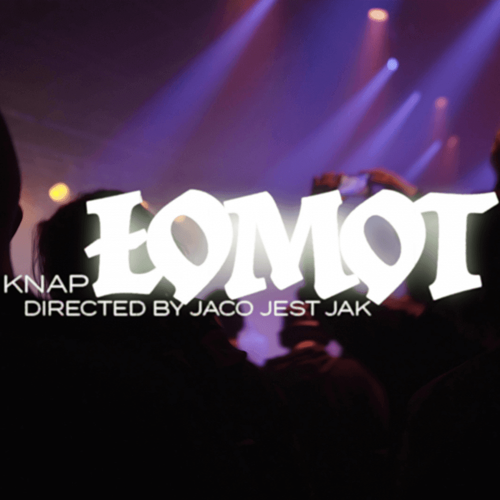 Album cover art for "Łomot" by Kuba Knap & DJ HWR
